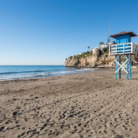 Wintowinrentals 1St Linea De Playa Vista Al Mar Y Piscina La Cala Del Moral Exteriör bild