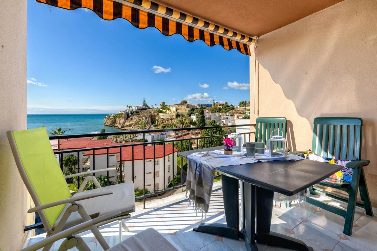 Wintowinrentals 1St Linea De Playa Vista Al Mar Y Piscina La Cala Del Moral Exteriör bild