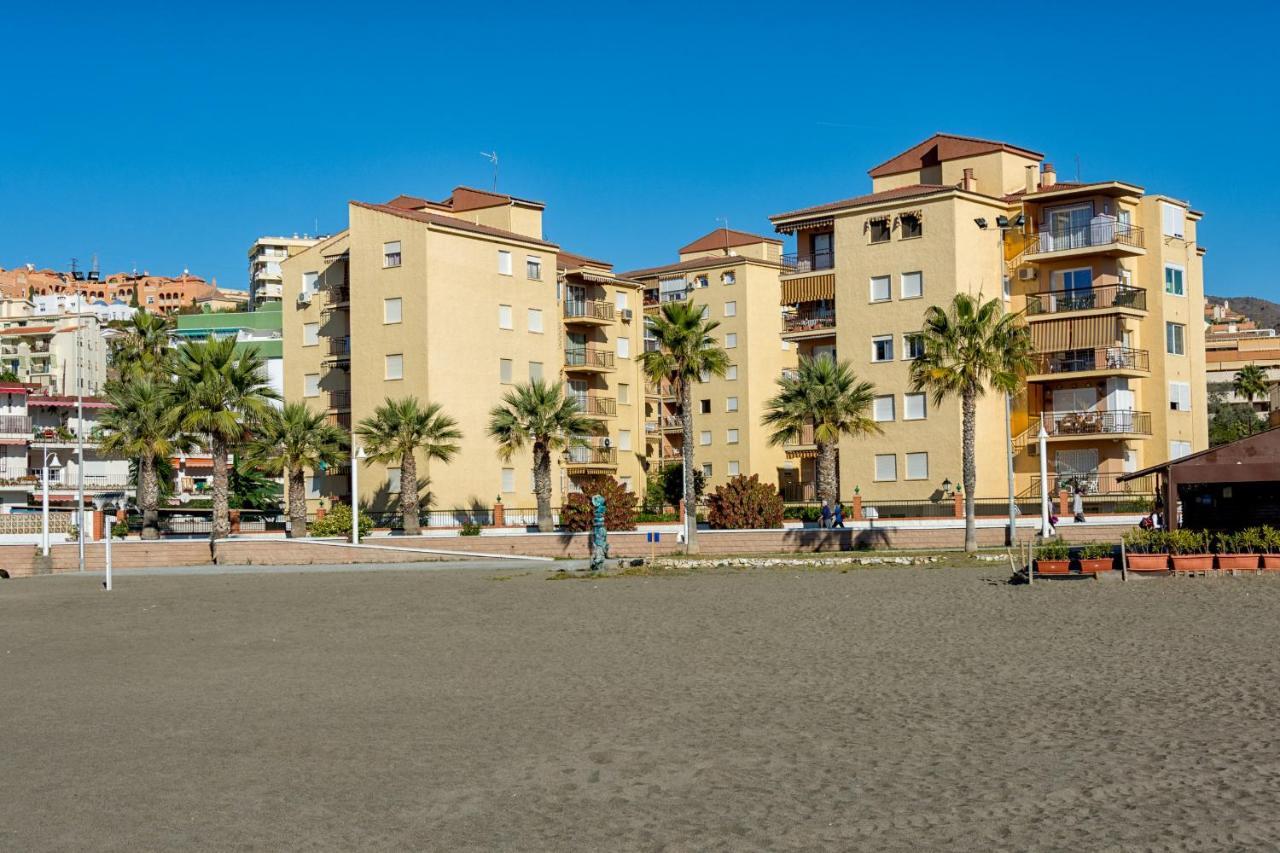 Wintowinrentals 1St Linea De Playa Vista Al Mar Y Piscina La Cala Del Moral Exteriör bild