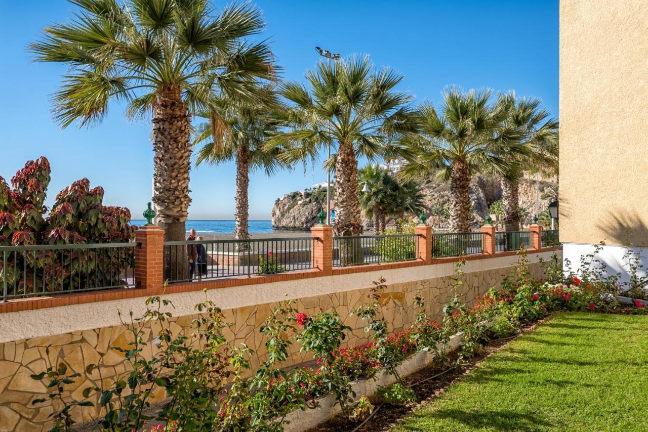 Wintowinrentals 1St Linea De Playa Vista Al Mar Y Piscina La Cala Del Moral Exteriör bild
