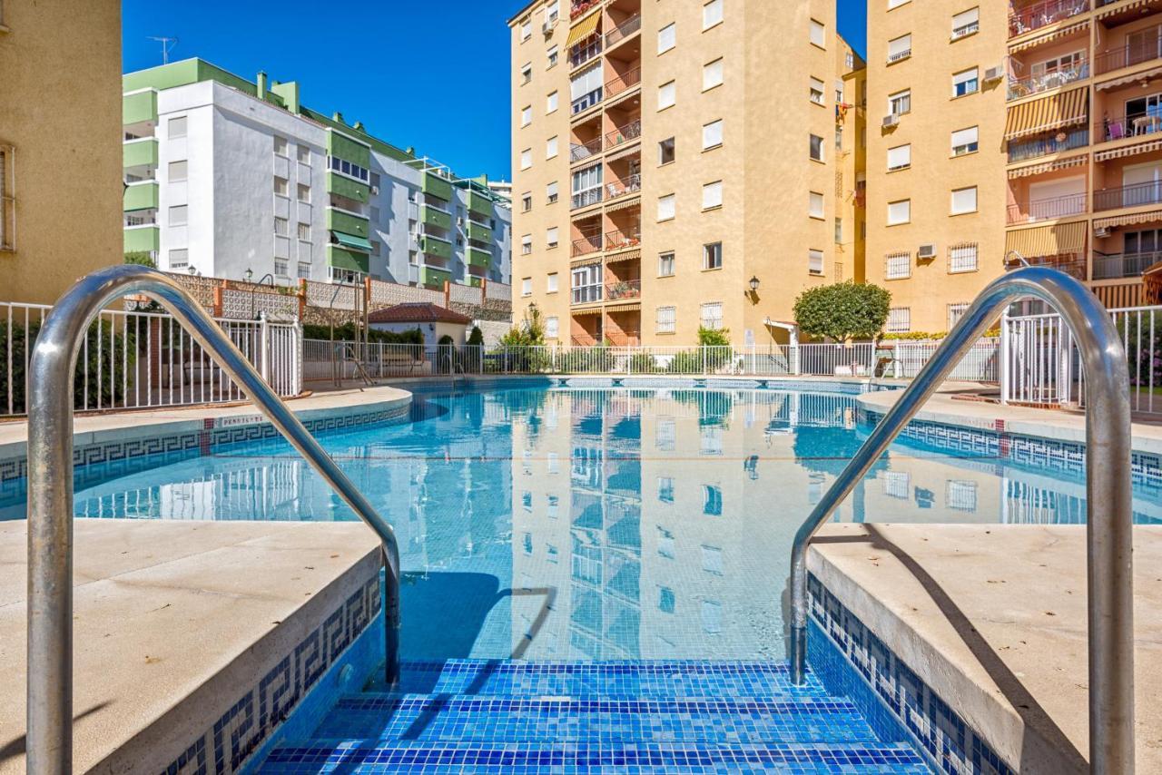 Wintowinrentals 1St Linea De Playa Vista Al Mar Y Piscina La Cala Del Moral Exteriör bild