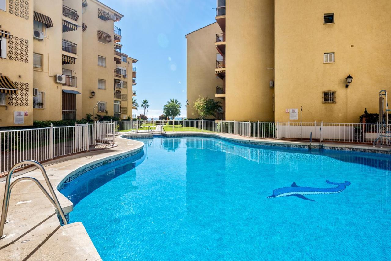 Wintowinrentals 1St Linea De Playa Vista Al Mar Y Piscina La Cala Del Moral Exteriör bild