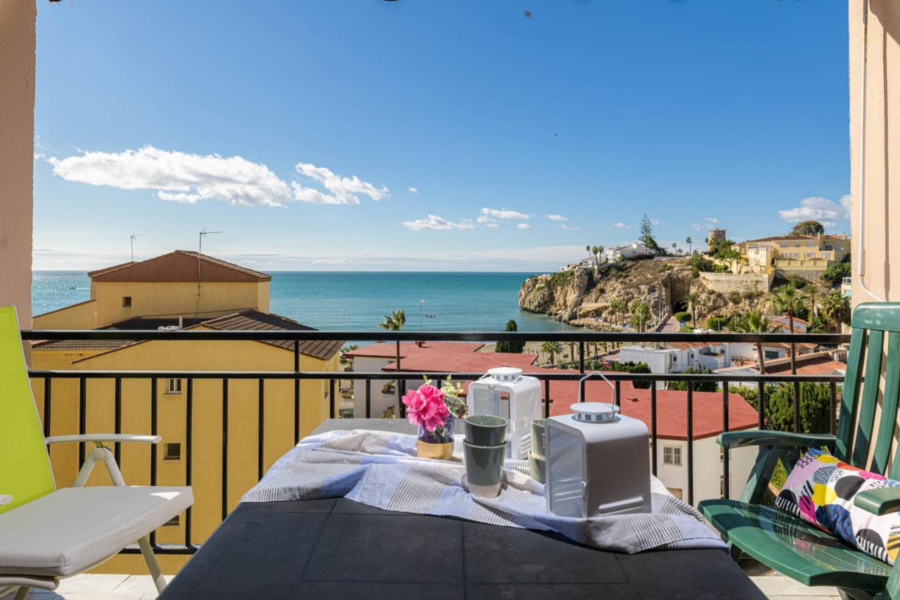 Wintowinrentals 1St Linea De Playa Vista Al Mar Y Piscina La Cala Del Moral Exteriör bild