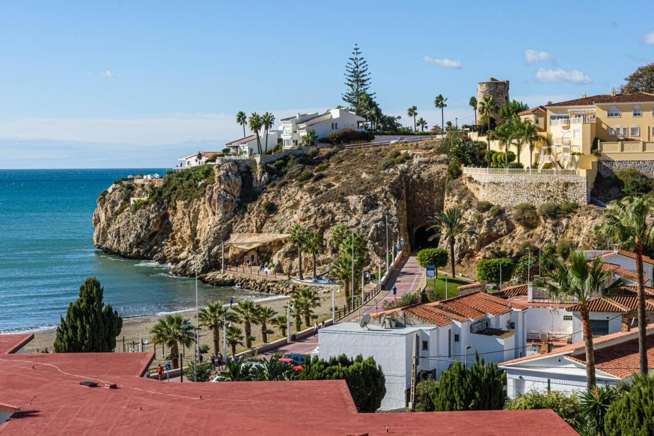 Wintowinrentals 1St Linea De Playa Vista Al Mar Y Piscina La Cala Del Moral Exteriör bild